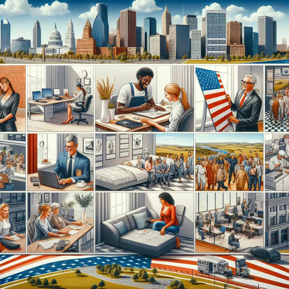 práce v usa s ubytováním